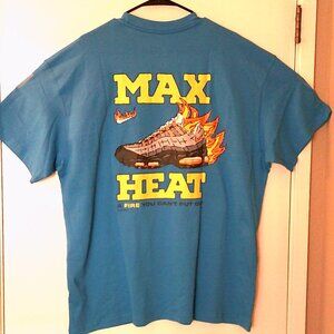 NEW NIKE SPORTSWEAR "Air Max 95 Heat Tee" MEN'S BLUE T-SHIRT XL HQ9256-406